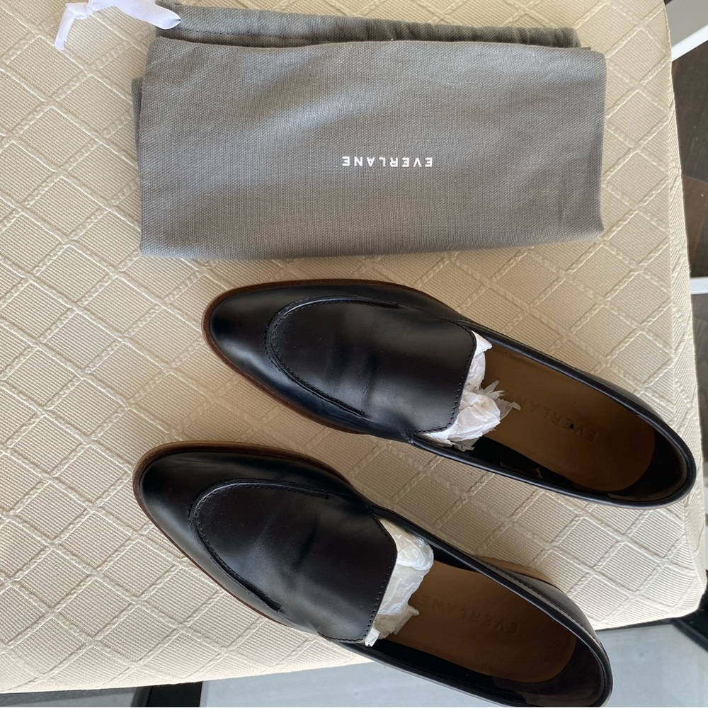 Everlane Women's Black Leather Loafers
